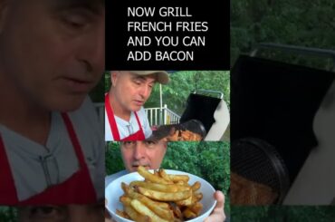 Grilling Done In One #1 Best way to Grill, French Fries with bacon, Salmon & Spinach Nutella & fruit