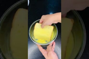 Trying Eggless French Toast Recipe