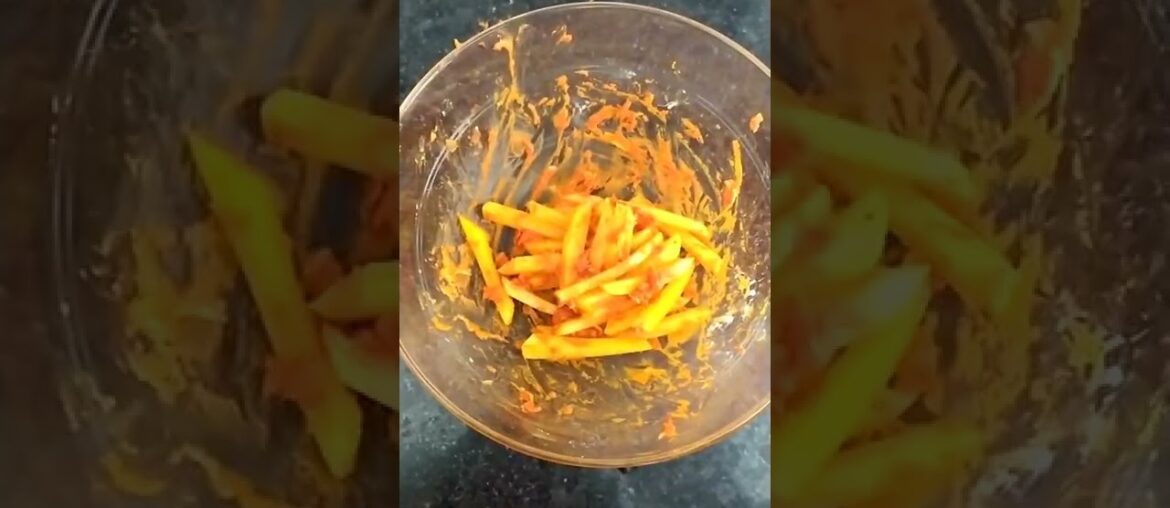 Potato garlic French fries recipe #short #cooking