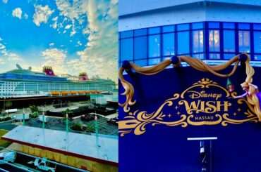 Our First Look at the Disney Wish! Arrival to Port Canaveral & Discussing Some Onboard Venues!