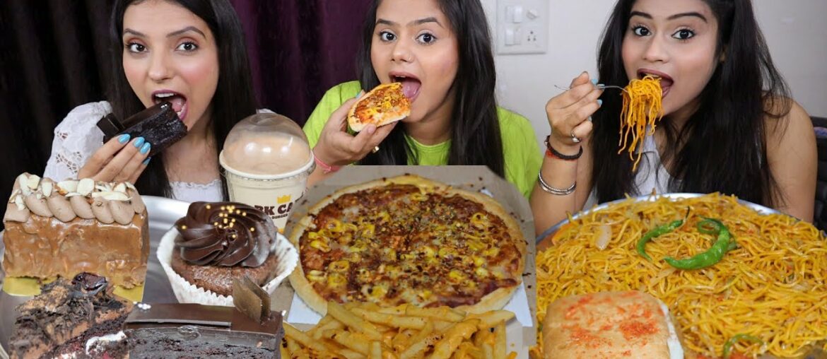 Cheese Vs Chilli Vs Chocolate Food Challenge | Chilli ChowMein, Pizza, French Fries, Choco Pastry… Cheese Vs Chilli Vs Chocolate Food Challenge | Chilli ChowMein, Pizza, French Fries, Choco Pastry...
