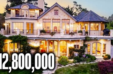 Ultra Luxury Pebble Beach Mansion Tour