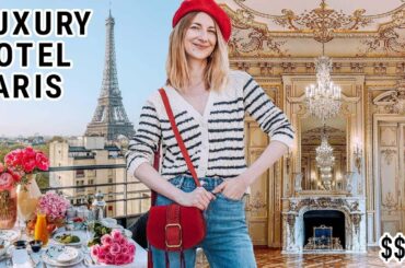 Paris Luxury Hotel Tour | Shangri-La Paris | VLOG | Best Eiffel Tower View, Spa, Fine Dining