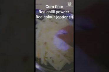 Crispy French fries recipe