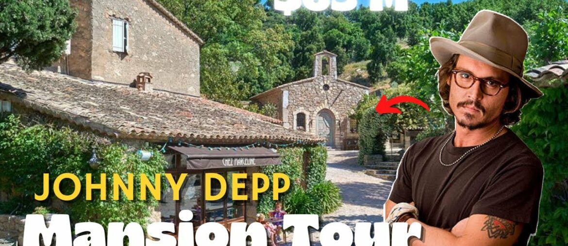 Johnny Depp $63 Million French Mansion Tour