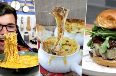 I Found The Best French Onion Recipes - French Onion Ramen, Cheese Burger, Stuffed Chicken, Soup