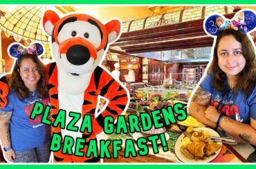 Disneyland Paris - PLAZA GARDENS Breakfast | Full CHARACTER DINING Experience 2022