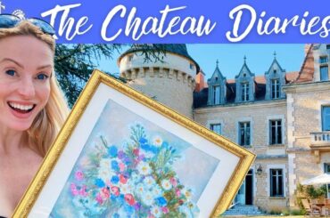 ANTIQUING in the Dordogne + MY FATHER'S ART IS MADE INTO TILES!!!