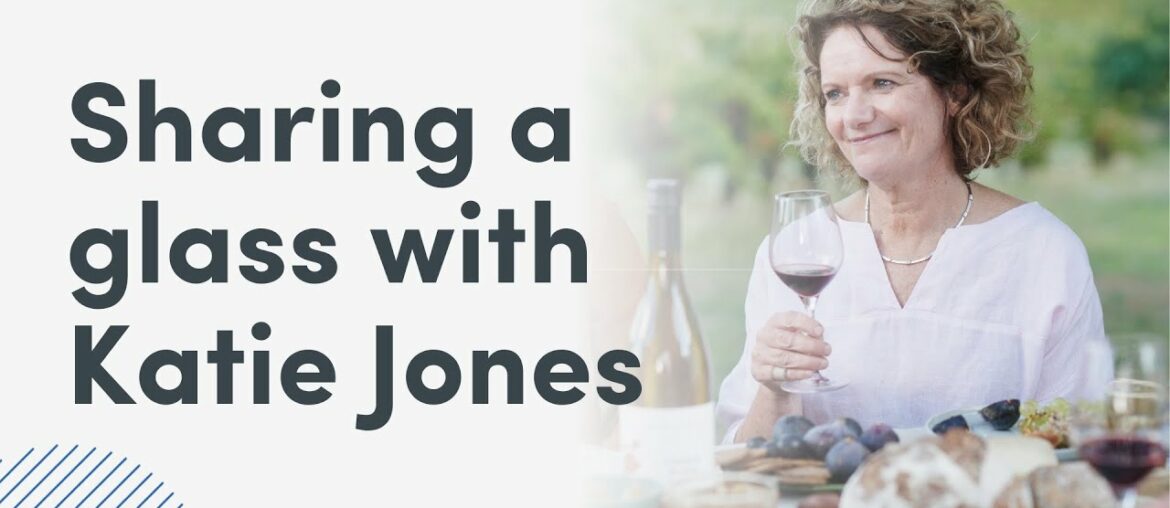 Sharing a glass with Katie Jones Sharing a glass with Katie Jones