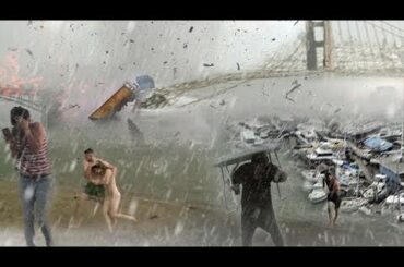 Day of horror in France! People are being saved from huge hailstones from the sky!