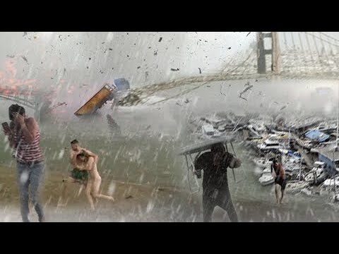 Day of horror in France! People are being saved from huge hailstones from the sky! Day of horror in France! People are being saved from huge hailstones from the sky!