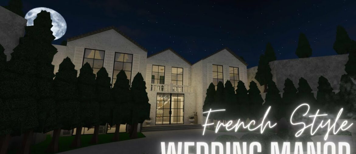 Roblox Bloxburg: French Style Manor Wedding Venue
