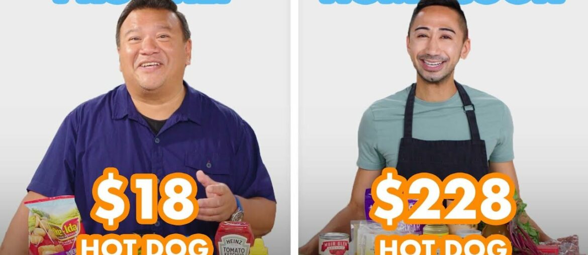 $228 vs $18 Hot Dog: Pro Chef & Home Cook Swap Ingredients | Epicurious $228 vs $18 Hot Dog: Pro Chef & Home Cook Swap Ingredients | Epicurious