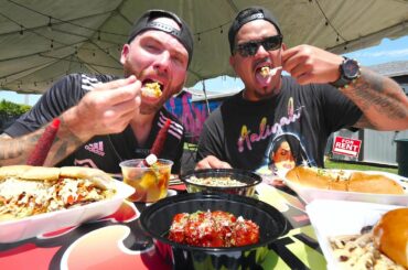 11 a.m. LATIN AMERICAN STREET FOOD!! Pan con Bistec & Queso Frito in Miami, Florida!!