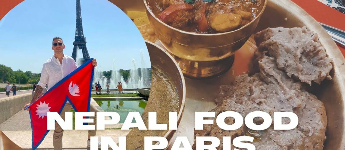 Best NEPALI FOOD in FRANCE ! Outside of NEPAL I found | Momo | Dhido | Newari