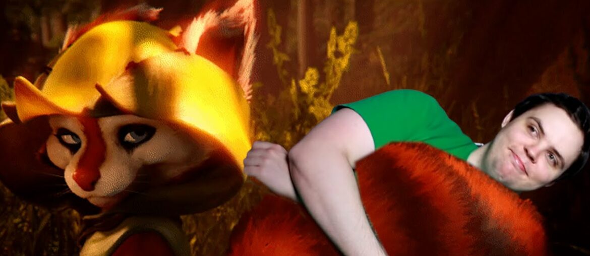 Bulldog Is Very Attached To Hoodwink's Tail Bulldog Is Very Attached To Hoodwink's Tail