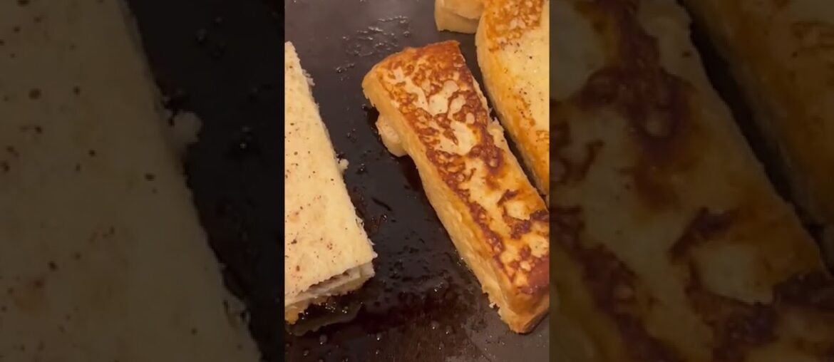 ASMR NUTELLA STUFFED FRENCH TOAST STICKS RECIPE