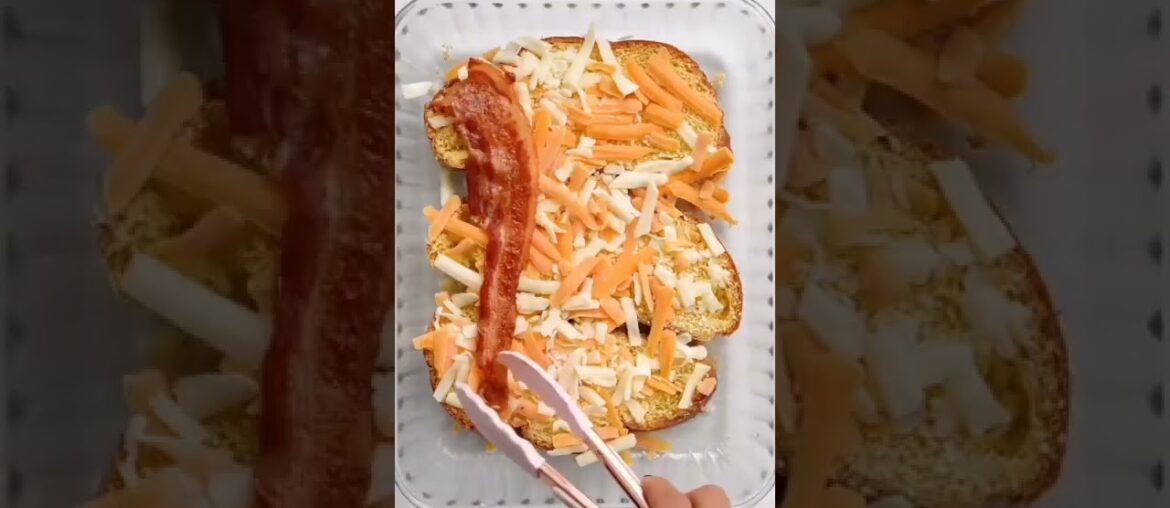 Beacon Grilled Cheese French Toast Bake #food #shorts