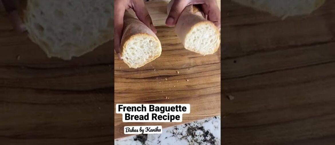 French Baguette Bread with crispy crust and soft crumb !!! Recipe video available on my profile now!