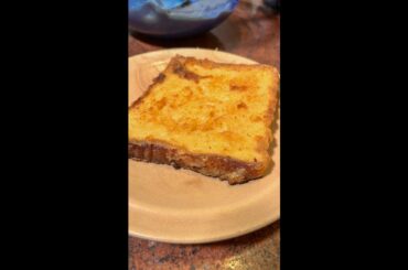 Homemade French Toast, easy breakfast recipe. Custard without custard powder