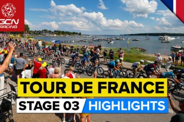 Nervous Finale Leads To Second Bunch Sprint | Tour De France 2022 Stage 3 Highlights