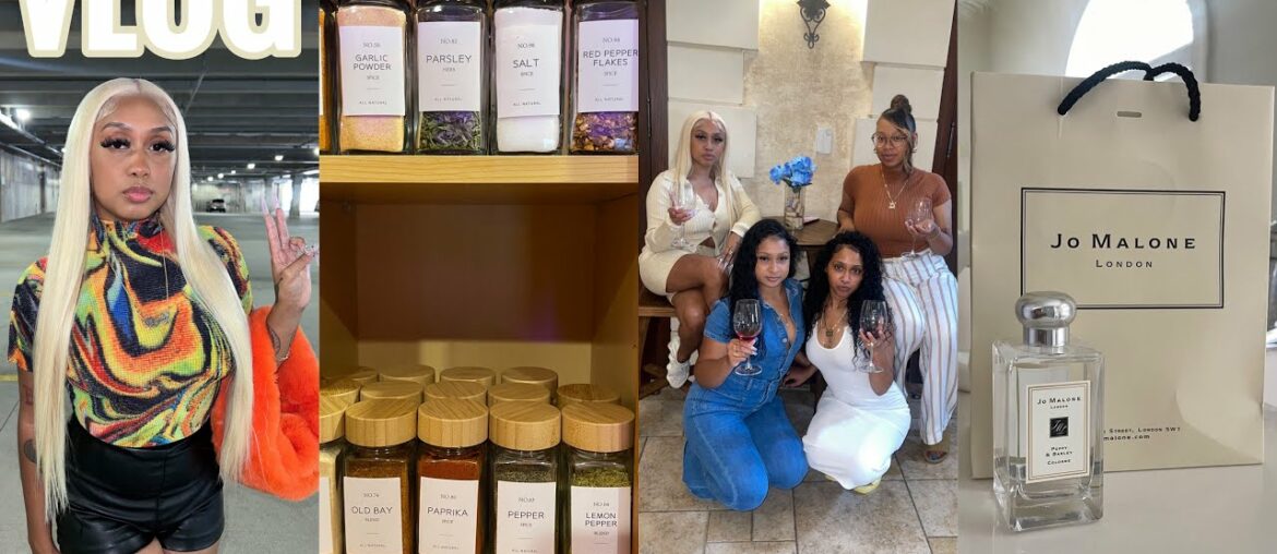 VLOG | Wine Tasting Sister Date + New Hair + Self Care Day + Spice Organizing & More VLOG | Wine Tasting Sister Date + New Hair + Self Care Day + Spice Organizing & More