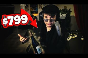 french sommelier tasting a $799 moldovian wine