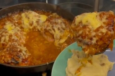 Try this Easy One Pan French Onion Chicken Skillet