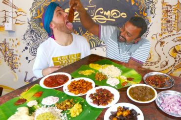 American Reacts 150+ INDIAN FOOD DISHES in Kerala, India!!