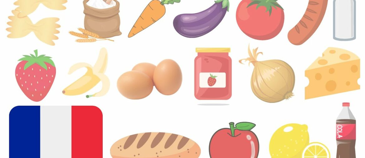 Important French "Food" Words with Pictures - Learn English