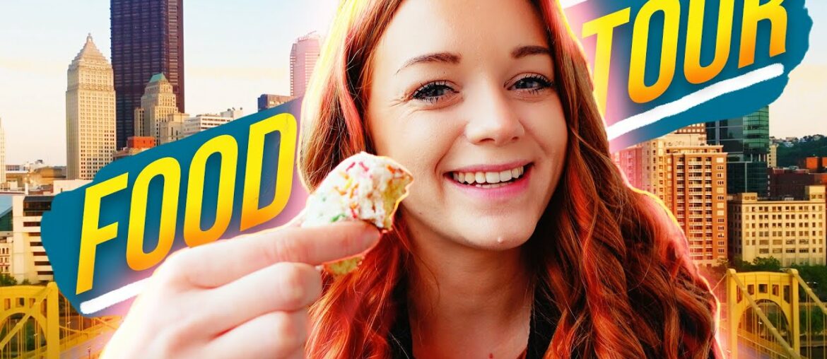 Trying PITTSBURGH FOODS for the First Time! Pittsburgh Food Tour! Trying PITTSBURGH FOODS for the First Time! Pittsburgh Food Tour!