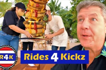 NEW in Pattaya - Eating Giant Burgers on The Beach