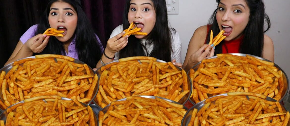 World's Spiciest French Fries Eating Challenge | Unlimited Spicy French Fries Challenge
