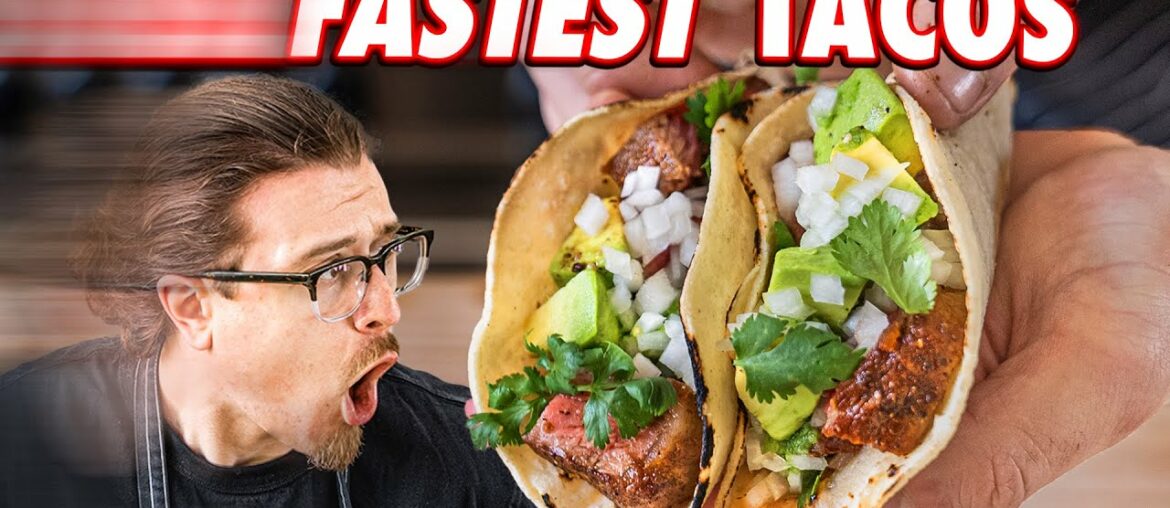 Making Steak Tacos Faster Than A Restaurant | But Faster Making Steak Tacos Faster Than A Restaurant | But Faster