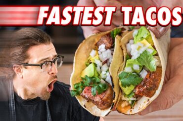 Making Steak Tacos Faster Than A Restaurant | But Faster