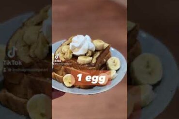 High Protein & Low Carb French Toast #healthyrecipes #shortsvideo