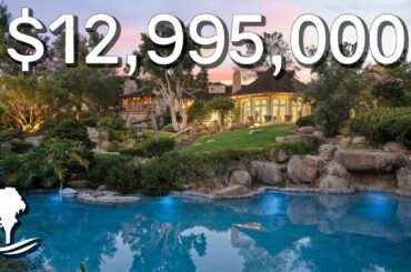 Tour an Architectural AWARD WINNING $12,995,000 French Estate in Rancho Santa Fe