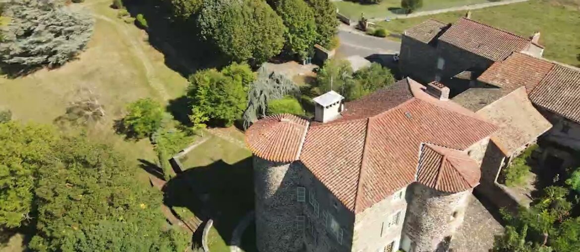 Chateau de Blau by Drone | Rhone Alpes | France | Oliver's Travels