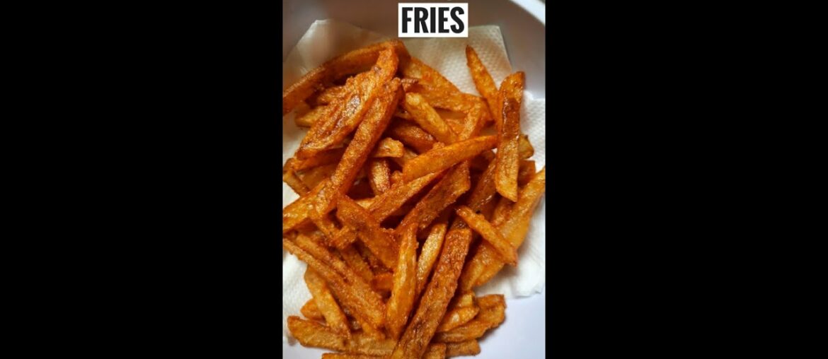 Homemade French fries |French fries at home|Crunchy and tasty french fries