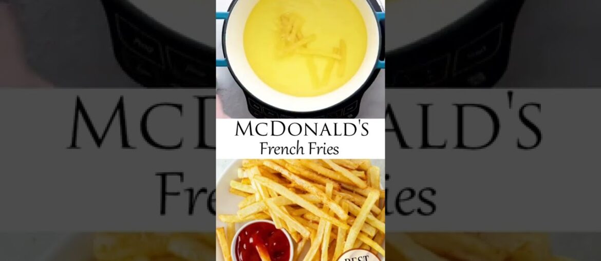 McDonald's French Fries|| Vegetarian snacks recipes, Indian food recipes vegetarian, Comfort food
