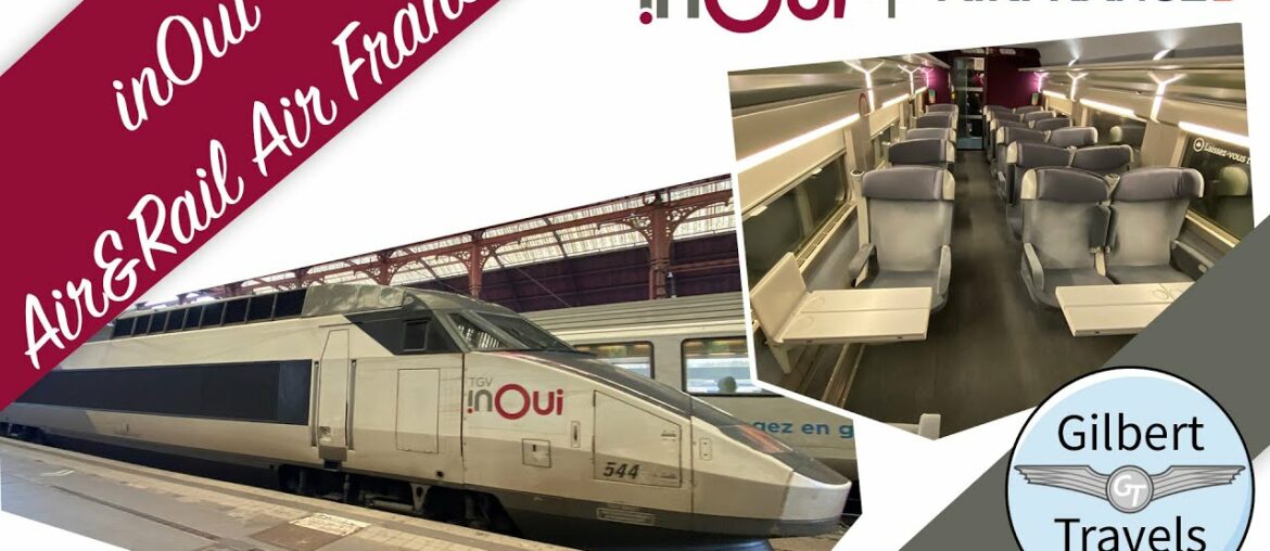 inOui TGV High Speed Train: Air France Air & Rail ticket 1st Class Paris CDG Airport to Strasbourg