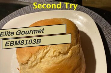 Elite Gourmet EBM8103B Programmable Bread Maker Machine, 3 Loaf Sizes, 19 Menu Functions Gluten...