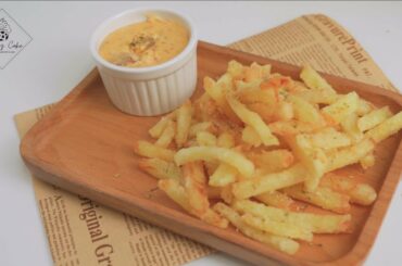 French Fries With Cheese Sauce | Quick Cake Recipes #asmr #shorts