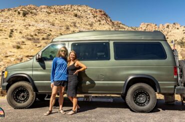 E350 Camper Van Tour - 2" lift & All The Essentials