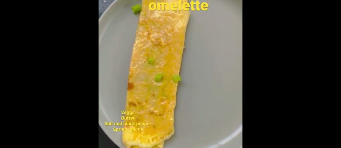 French omelette simple and easy recipe