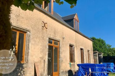 The cottage KITCHEN renovation | plaster boarding a room. Ep 31