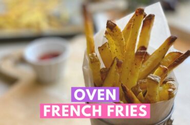 Easy Crispy Oven French Fries Recipe for Vegan Tofu Fish and Chips | Tofu Mastery Lesson # 18