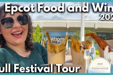 Epcot's Food and Wine Festival 2022 (Full Tour) All Food Booths, Activities, Entertainment & more!