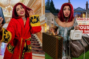 SPOILED RICH GIRL Becomes POOR! Kicked Out Of Her Mansion!