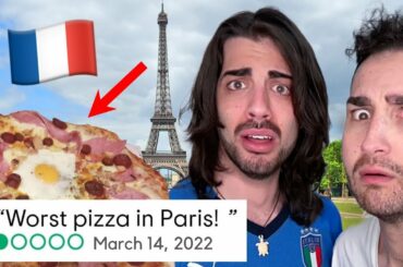 Italians try the WORST PIZZA in Paris